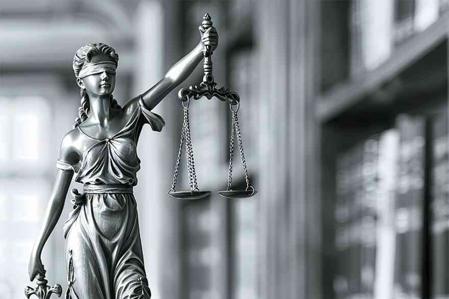 Foto: Statue von Justitia